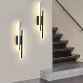 16W LED wall lamp illuminating a stylish hallway with warm light